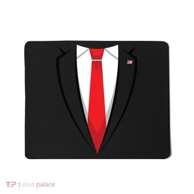 Halloween Trump Suit Us President Easy Costume Mousepad