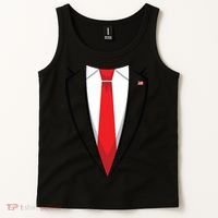Halloween Trump Suit Us President Easy Costume Tank Top thumb 2