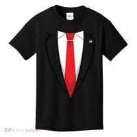 Halloween Trump Suit Us President Easy Costume Kids T-Shirt thumb 0