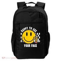 Happy To See Your Face School Backpack thumb 0