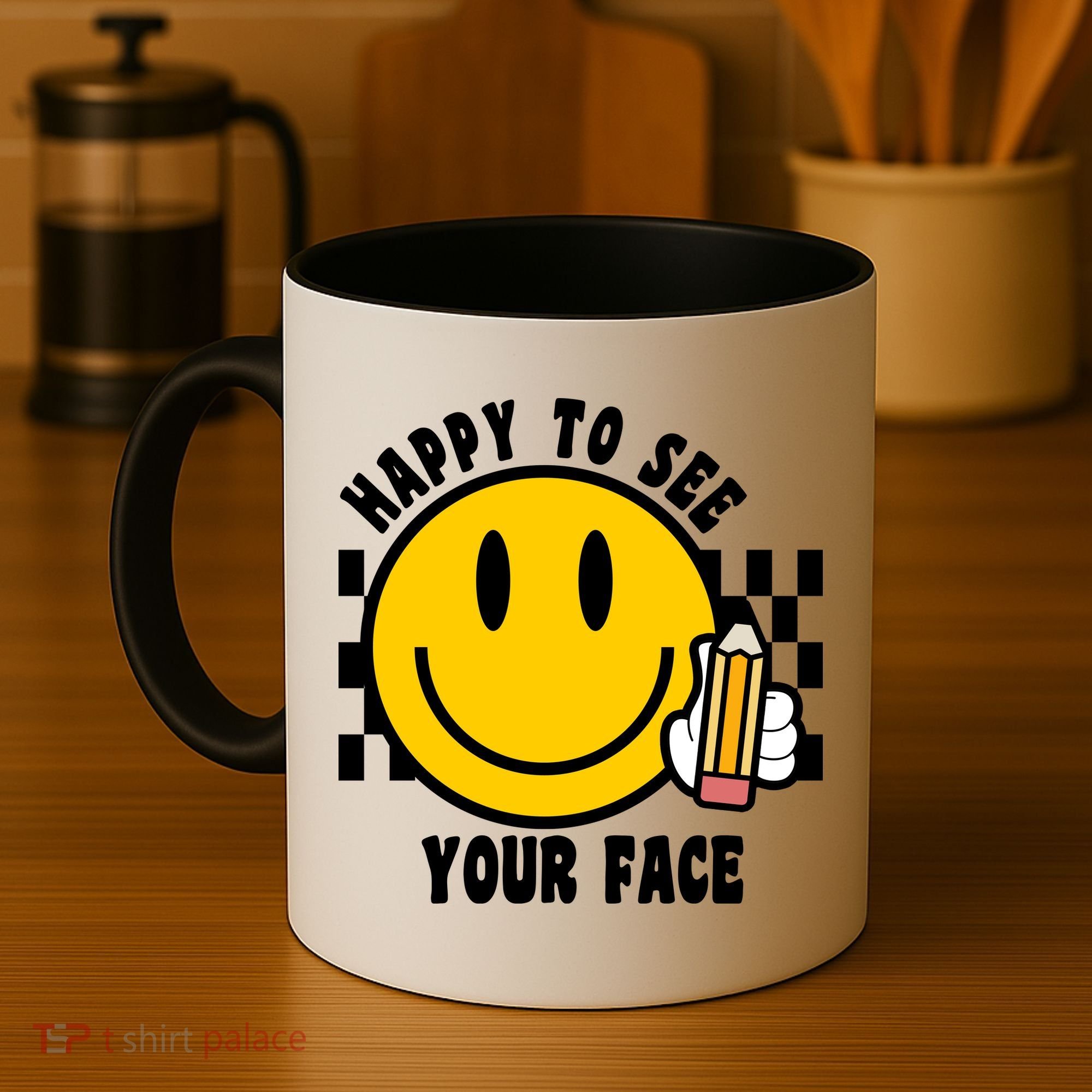 Happy To See Your Face School Coffee Mug