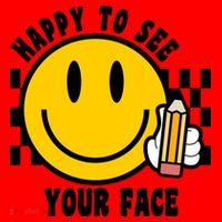Happy To See Your Face School Santa Hat thumb 1