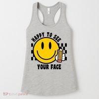 Happy To See Your Face School Women's Tank Top thumb 0
