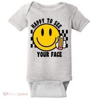 Happy To See Your Face School Baby Bodysuit thumb 0