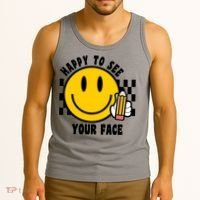 Happy To See Your Face School Tank Top thumb 3