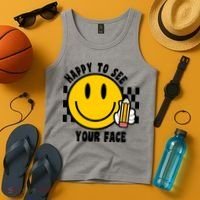 Happy To See Your Face School Tank Top thumb 4