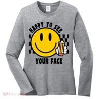 Happy To See Your Face School Women's Long Sleeve Shirt thumb 0
