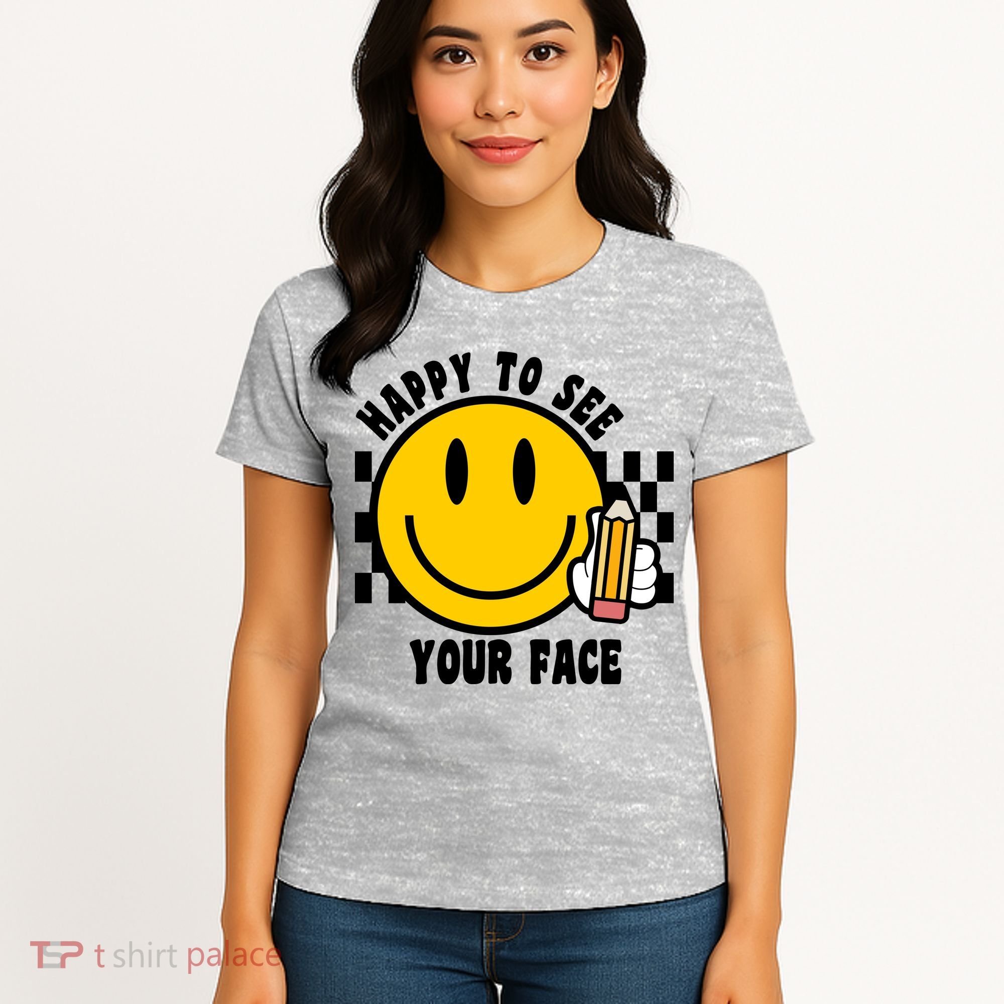 Happy To See Your Face School Women's T-Shirt