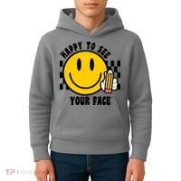 Happy To See Your Face School Kids Hoodie thumb 4