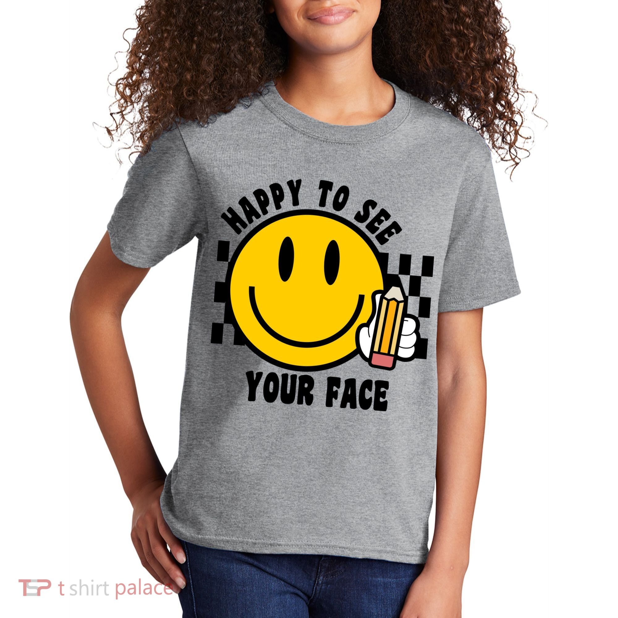 Happy To See Your Face School Kids T-Shirt
