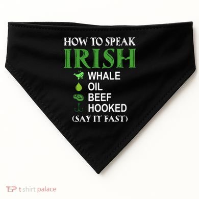 How To Speak Irish USA-Made Doggie Bandana