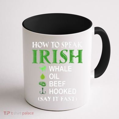 How To Speak Irish Coffee Mug back