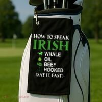 How To Speak Irish Golf Towel thumb 2
