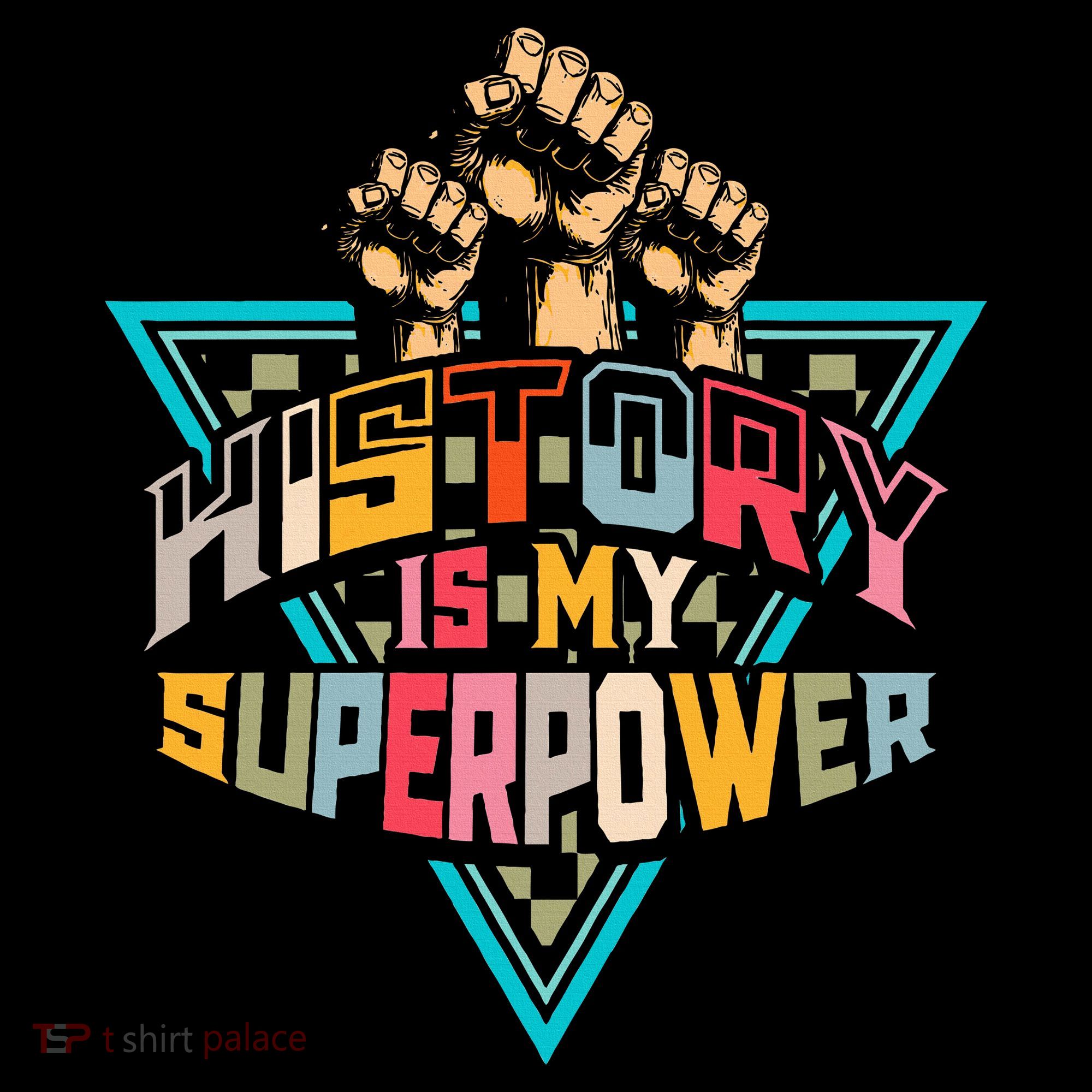 History Teacher Superpower Funny Historian Social Studies Women's Hoodie