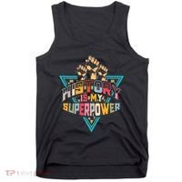 History Teacher Superpower Funny Historian Social Studies Tank Top thumb 0