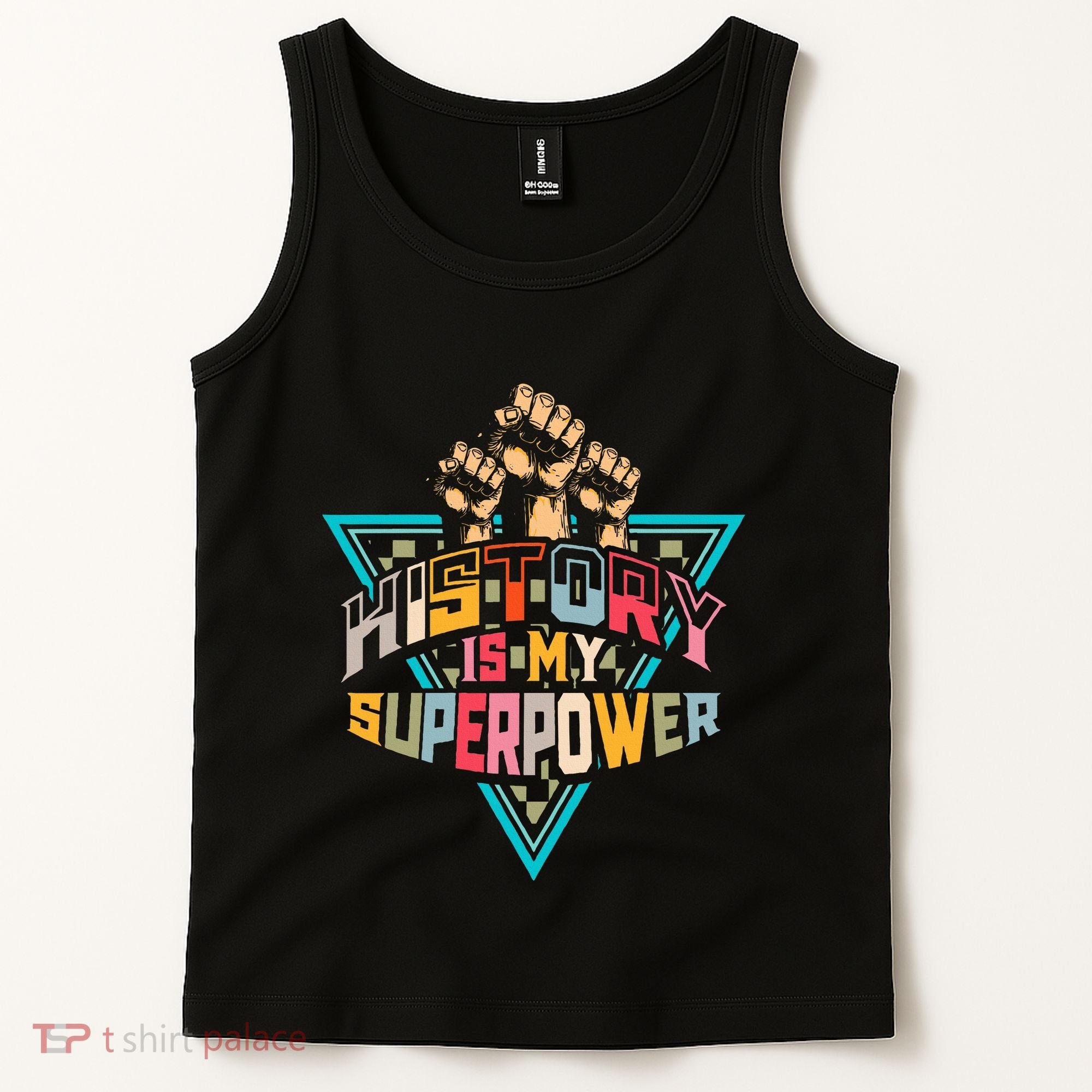 History Teacher Superpower Funny Historian Social Studies Tank Top