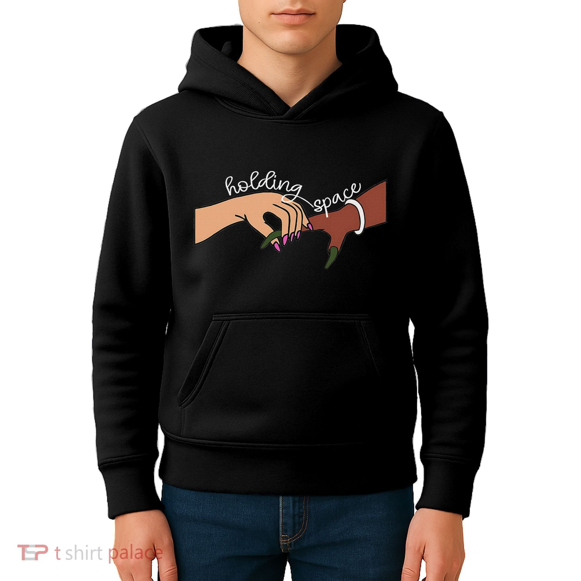 Holding Together Space Kids Hoodie
