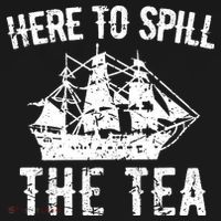 Here To Spill The Tea 4th of July US Patriotic Pride Women's Tank Top thumb 5