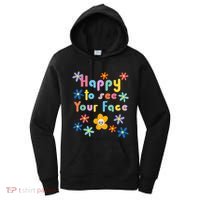 Happy To See Your Face Teachers Students First Day Of School Women's Hoodie thumb 0