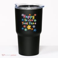 Happy To See Your Face Teachers Students First Day Of School Tumbler thumb 0