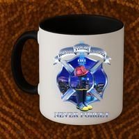 Honor Their Sacrifice Never Forget 911 September 11 Fire Fighters Heroes Coffee Mug thumb 2