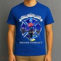 Honor Their Sacrifice Never Forget 911 September 11 Fire Fighters Heroes T-Shirt thumb 3