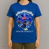 Honor Their Sacrifice Never Forget 911 September 11 Fire Fighters Heroes T-Shirt thumb 4