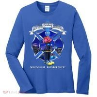 Honor Their Sacrifice Never Forget 911 September 11 Fire Fighters Heroes Women's Long Sleeve Shirt thumb 0