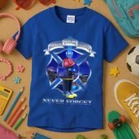 Honor Their Sacrifice Never Forget 911 September 11 Fire Fighters Heroes Kids T-Shirt thumb 3