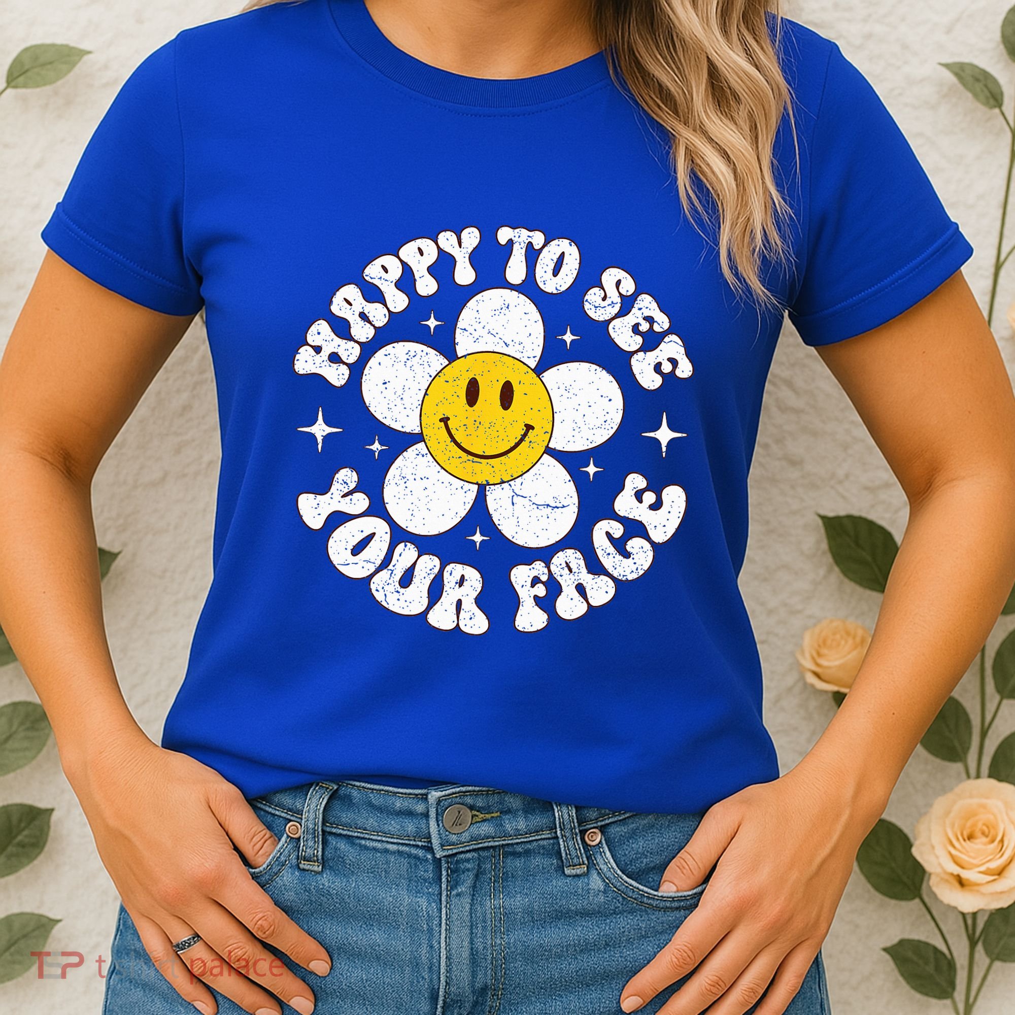 Happy To See Your Face Cute First Day Of School Friend Squad Women's T-Shirt