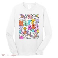 Happy To See Your Face Teacher Disco Ball Back To School Long Sleeve Shirt thumb 0