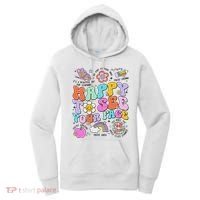 Happy To See Your Face Teacher Disco Ball Back To School Women's Hoodie thumb 0