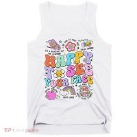 Happy To See Your Face Teacher Disco Ball Back To School Tank Top thumb 0