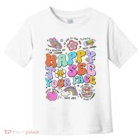 Happy To See Your Face Teacher Disco Ball Back To School Toddler T-Shirt thumb 0