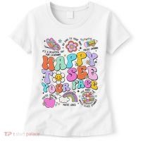 Happy To See Your Face Teacher Disco Ball Back To School Women's T-Shirt thumb 0