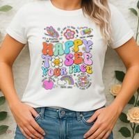 Happy To See Your Face Teacher Disco Ball Back To School Women's T-Shirt thumb 2