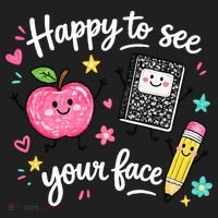 Happy To See Your Face Teacher School Tumbler thumb 3