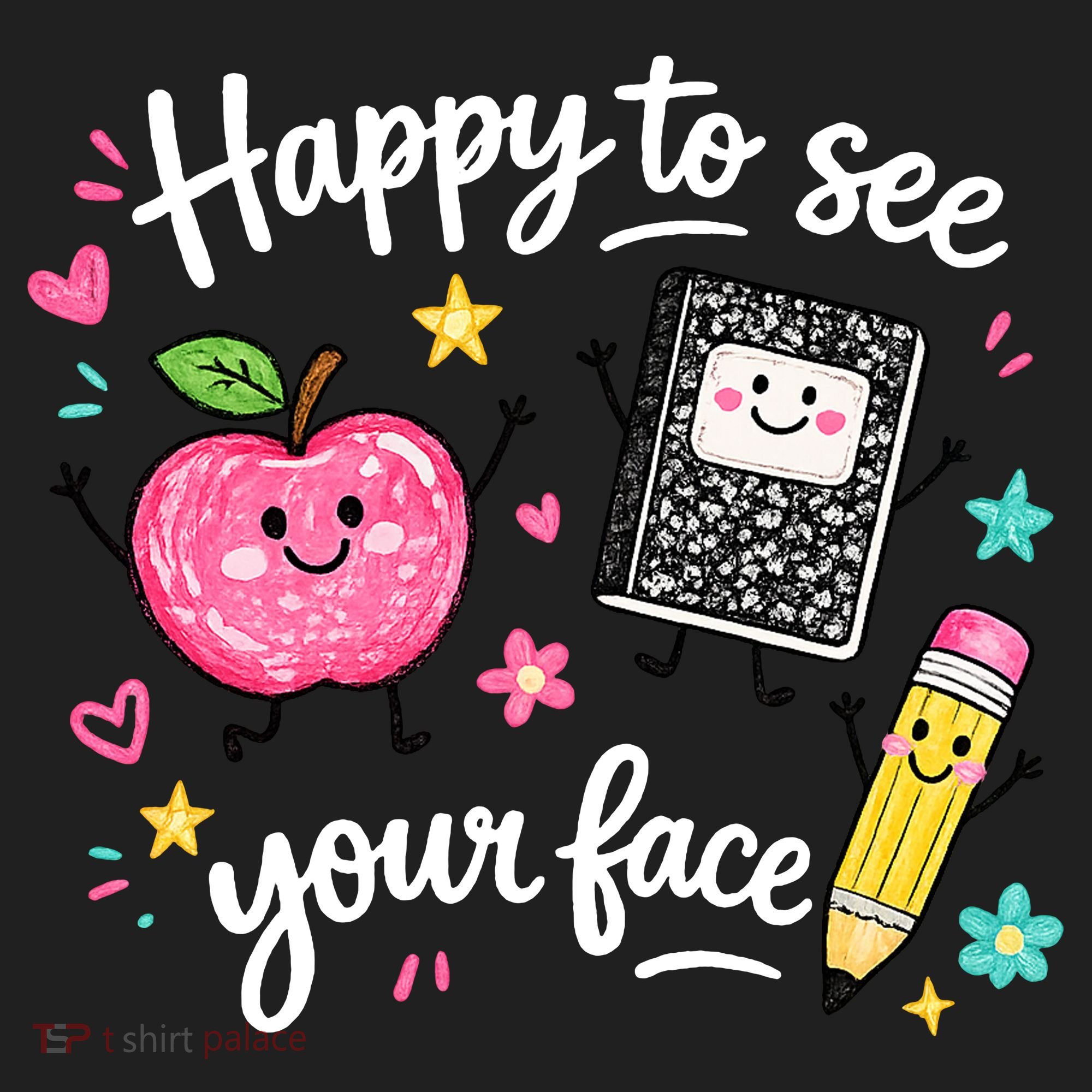 Happy To See Your Face Teacher School Tumbler