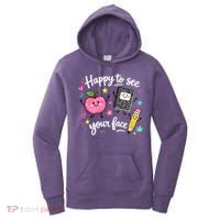 Happy To See Your Face Teacher School Women's Hoodie thumb 0