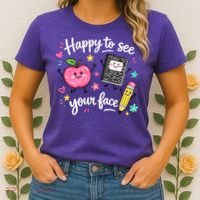 Happy To See Your Face Teacher School Women's T-Shirt thumb 2