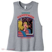 How To Summon The Candy Man Women's Racerback Cropped Tank thumb 0