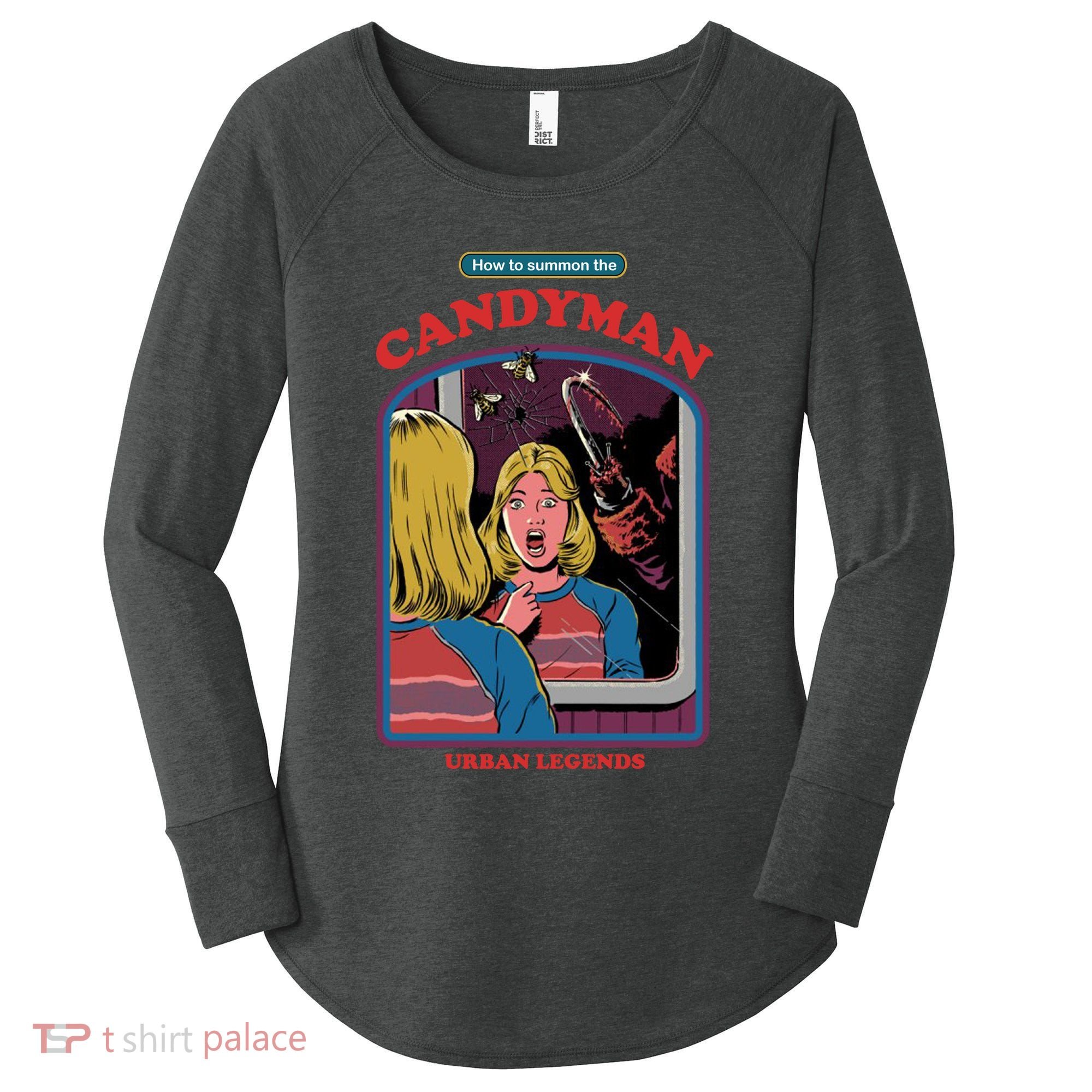 How To Summon The Candy Man Women's Perfect Tri Tunic Long Sleeve Shirt