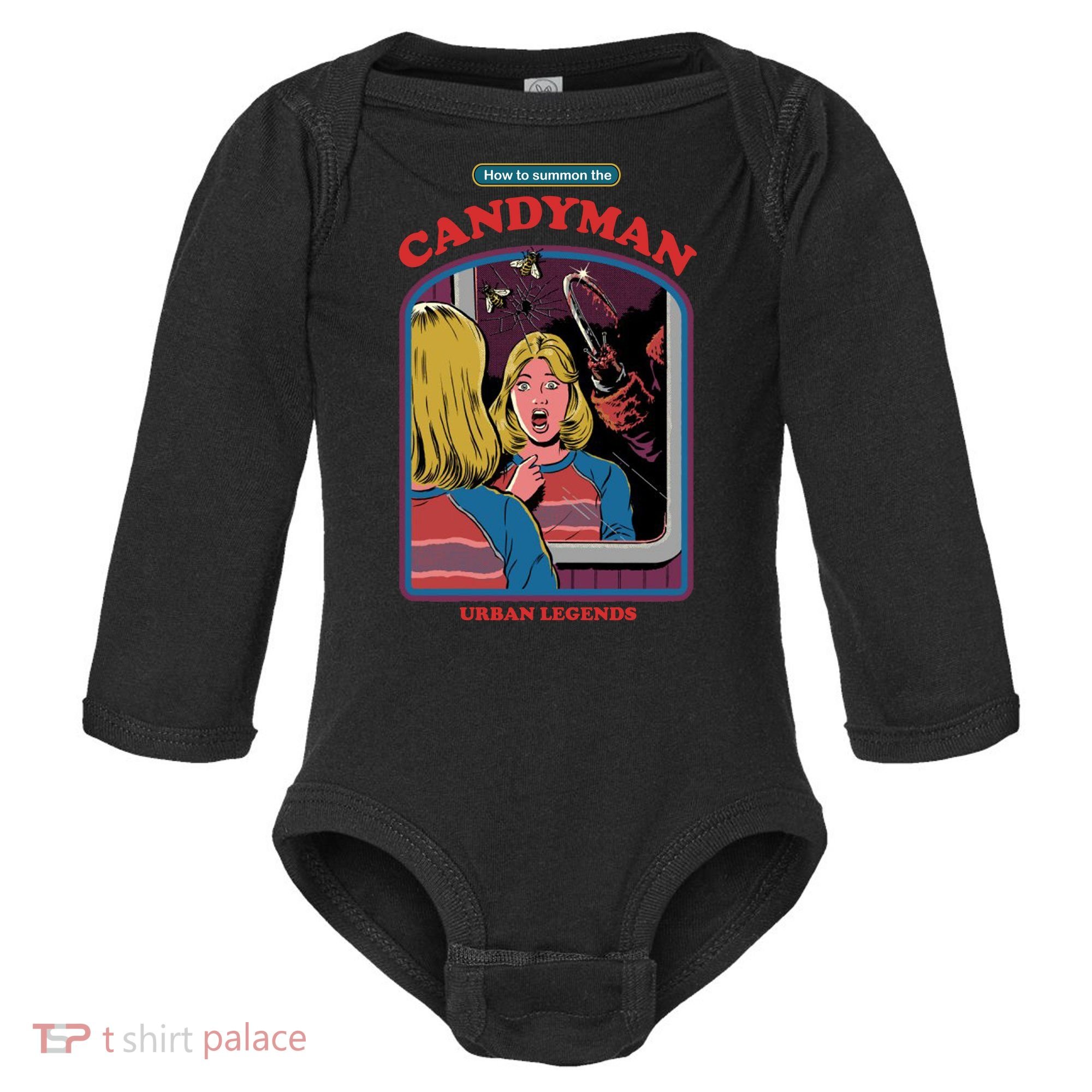 How To Summon The Candy Man Baby Long Sleeve Bodysuit