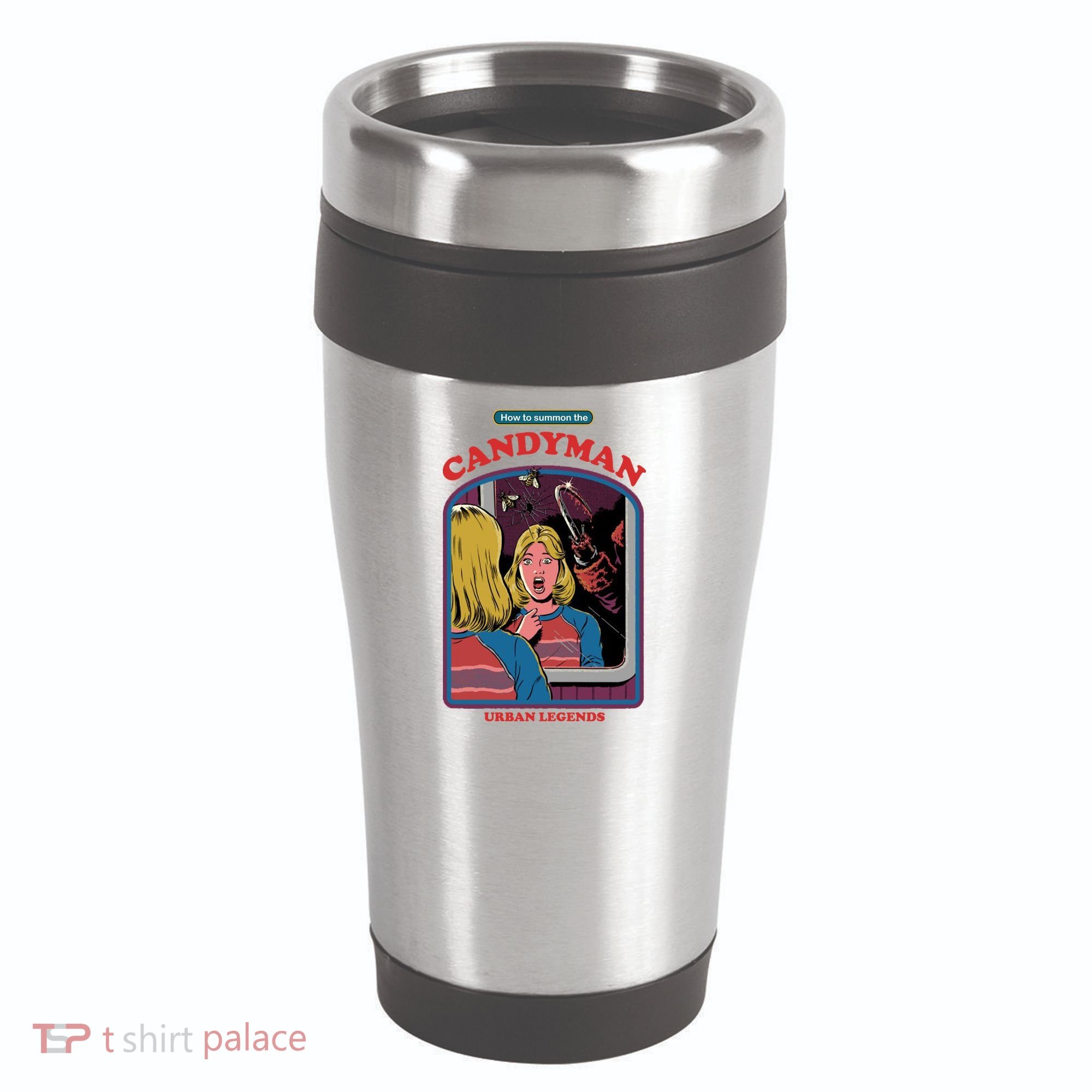 How To Summon The Candy Man 16oz Travel Tumbler