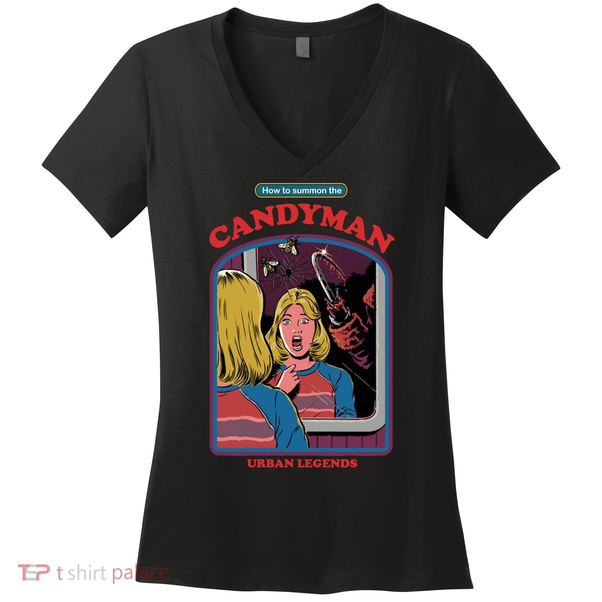 How To Summon The Candy Man Women's V-Neck T-Shirt