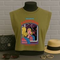 How To Summon The Candy Man Garment-Dyed Women's Muscle Tee thumb 3