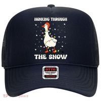Honking Through The Snow Funny Goose Ugly Christmas Hat thumb 0
