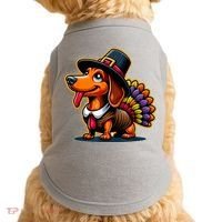 Humor Thanksgiving Turkey Weiner Dachshund Dog Doggie Tank thumb 0