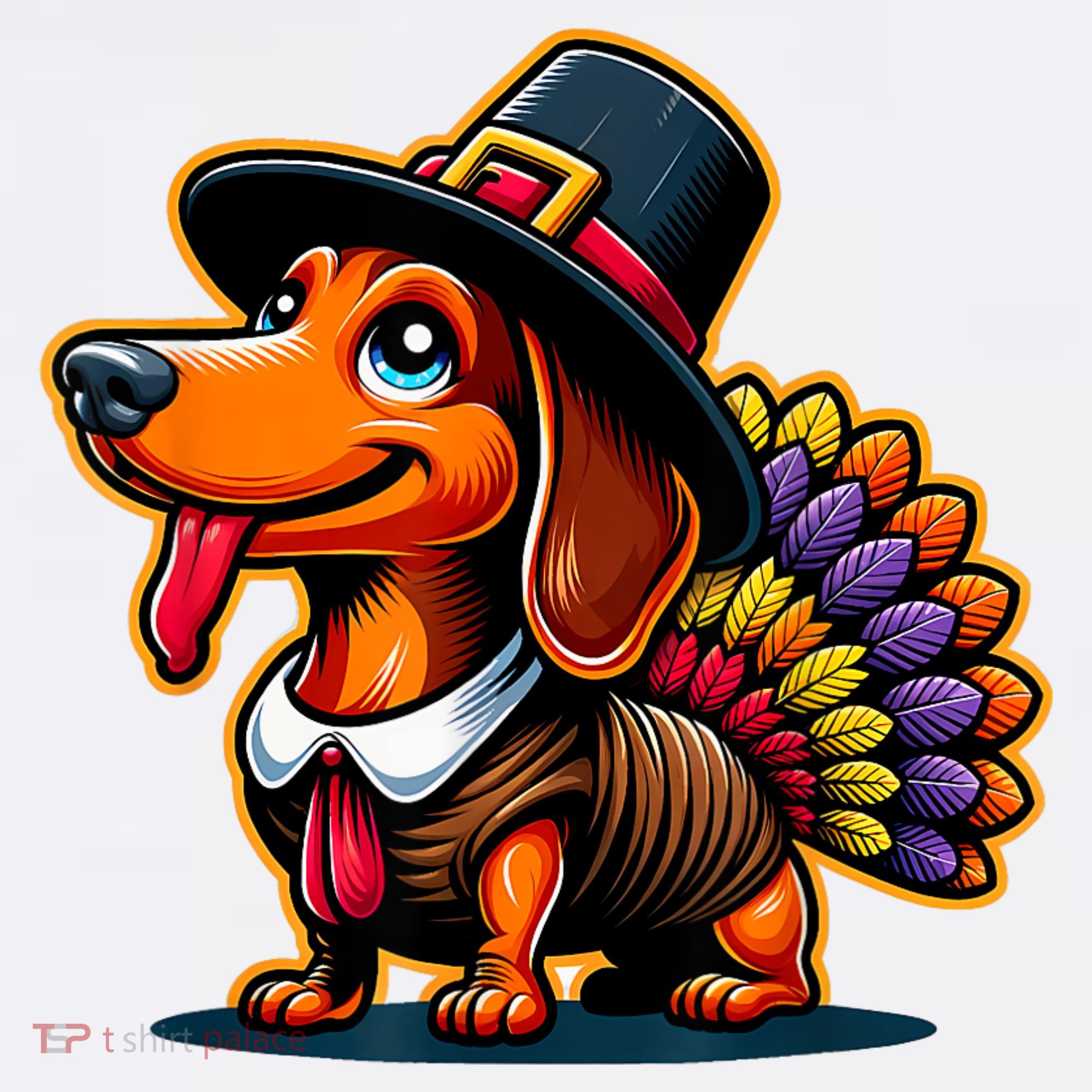 Humor Thanksgiving Turkey Weiner Dachshund Dog Apron
