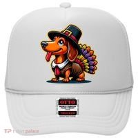 Humor Thanksgiving Turkey Weiner Dachshund Dog Hat thumb 0